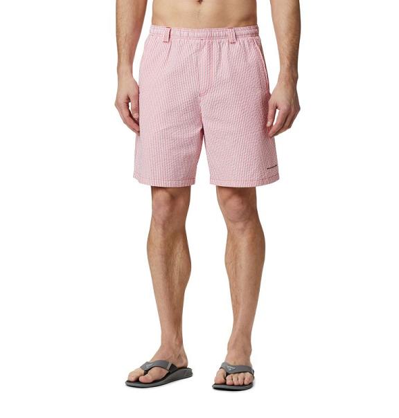 Columbia PFG Super Backcast Shorts Red For Men's NZ62318 New Zealand